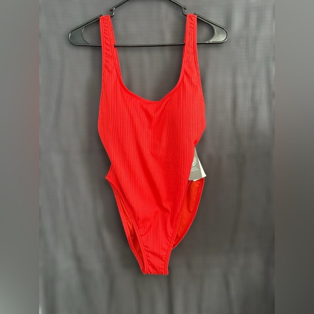 Vince Camuto Red One-Piece Swimsuit